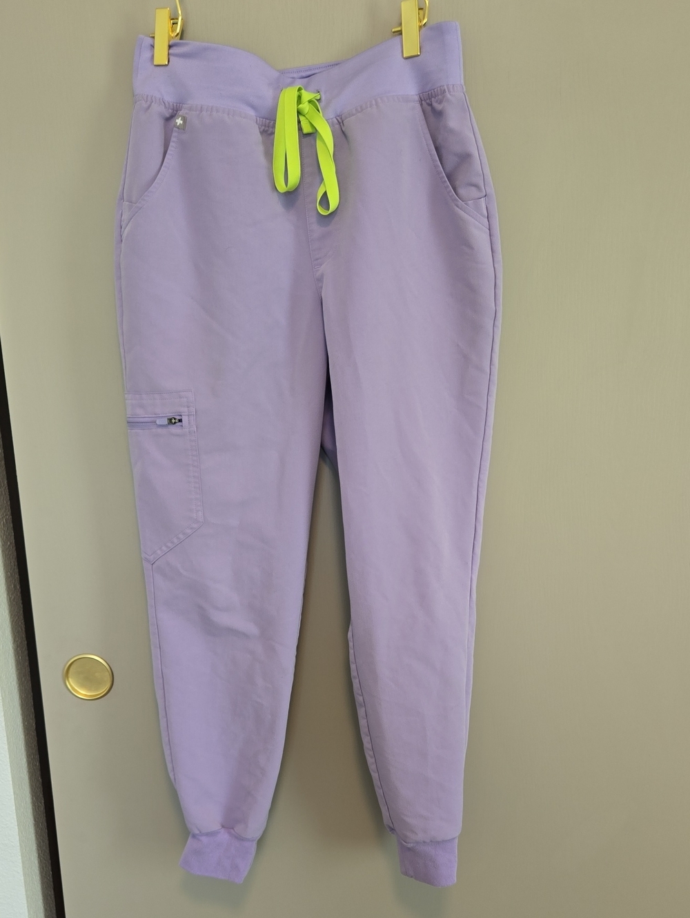 Figs Lavender Dew Zamora Highwaisted Joggers Small Petite